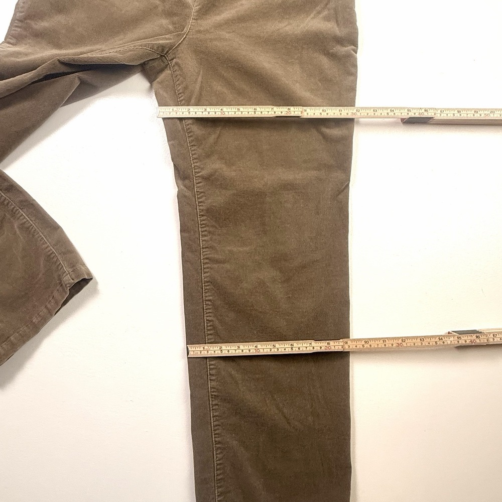 Croft & Barrow Woman's Plus Size 16 Short Brown Smooth Corduroy Pants Straight‎ - Picture 5 of 9